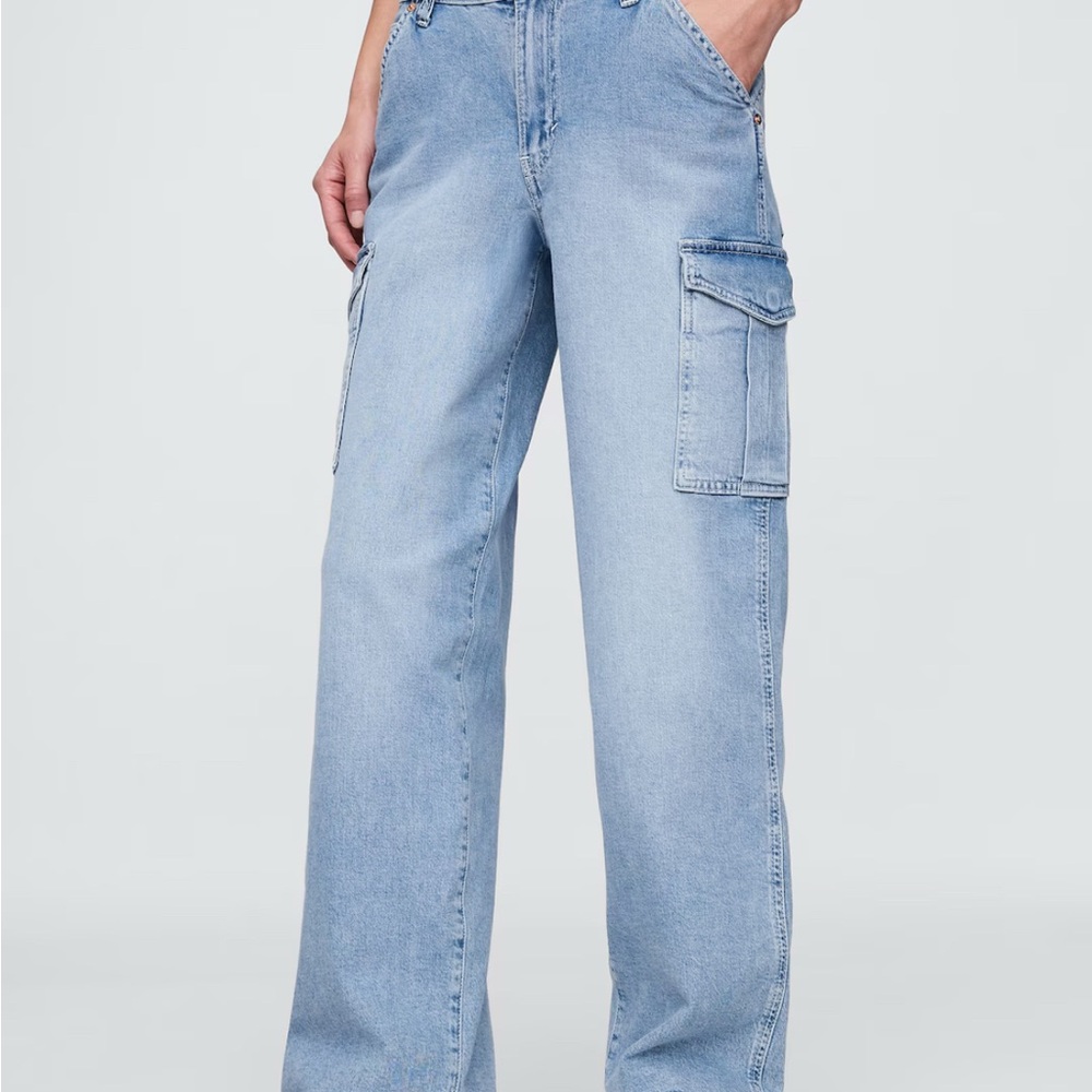 GAP 90s loose cargo mid rise jean NWT